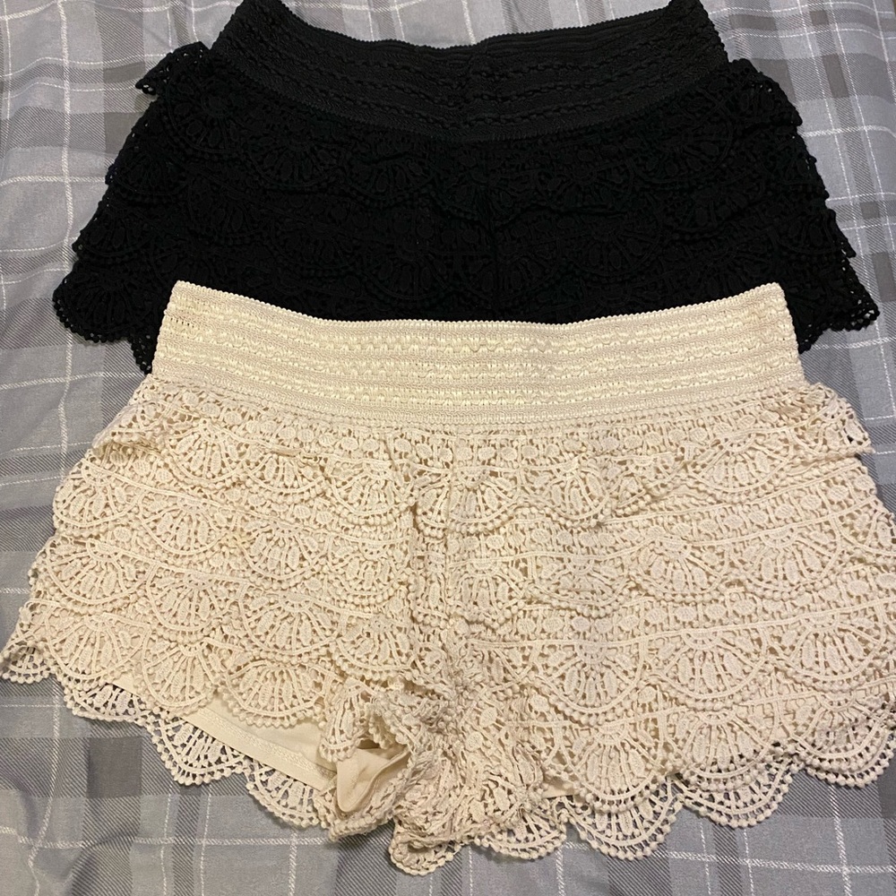 Lace shorts